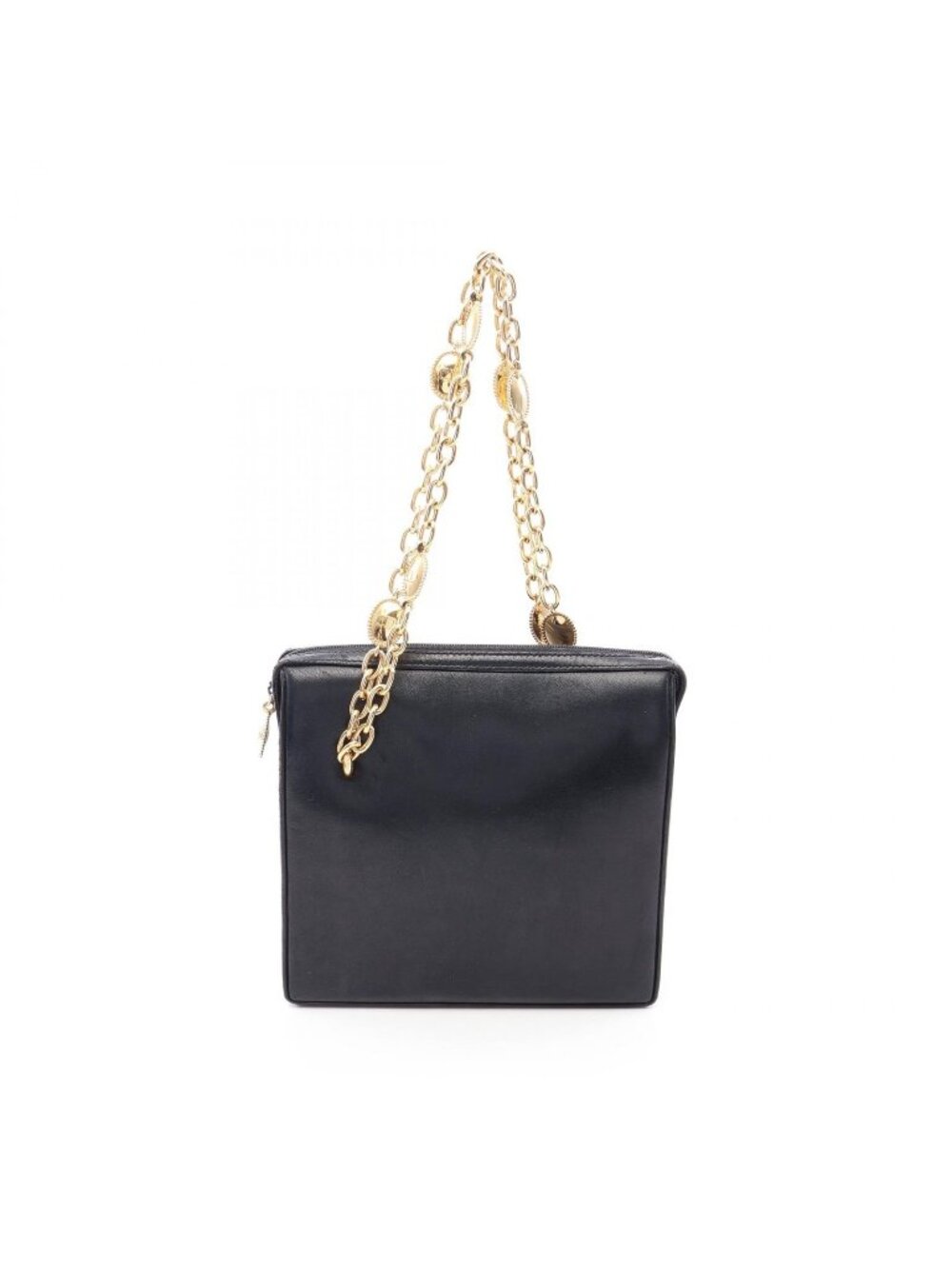 Dior Handbag Black Leather Chain